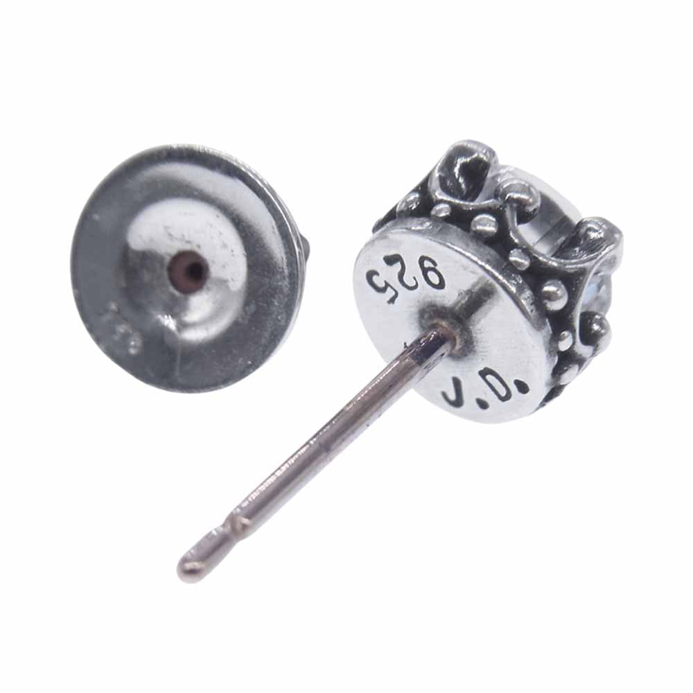 Justin Davis ジャスティンデイビス SEJ215 sh/clr DEBUTANT ピアス ジルコニア 2個セット シルバー系【中古】