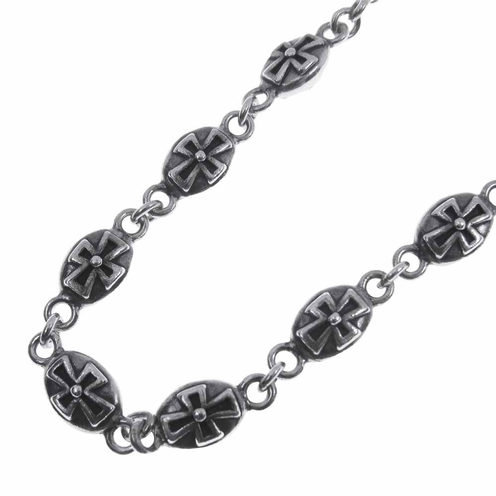 Justin Davis ジャスティンデイビス SNJ121 70cm  HEAVY CROSS ネックレスチェーン シルバー系【中古】
