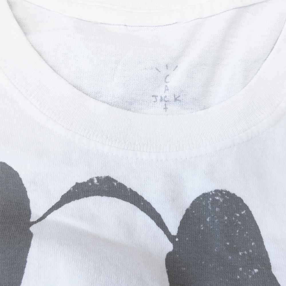 FRAGMENT DESIGN フラグメントデザイン CJFR-SS01 Travis Scott × Cactus Jack KAWS 半袖 Tシャツ L ホワイト系 L【新古品】【未使用】【中古】