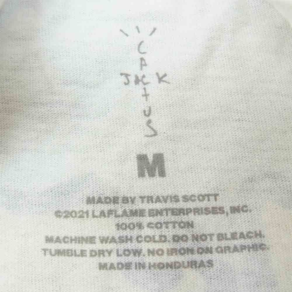 FRAGMENT DESIGN フラグメントデザイン CJFR-SS01 Travis Scott × Cactus Jack KAWS 半袖 Tシャツ M ホワイト系 M【新古品】【未使用】【中古】
