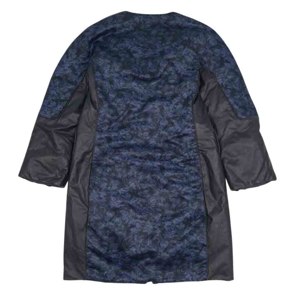 MONCLER モンクレール BOOM レザー 切替 ダウン ジャケット 1【中古】