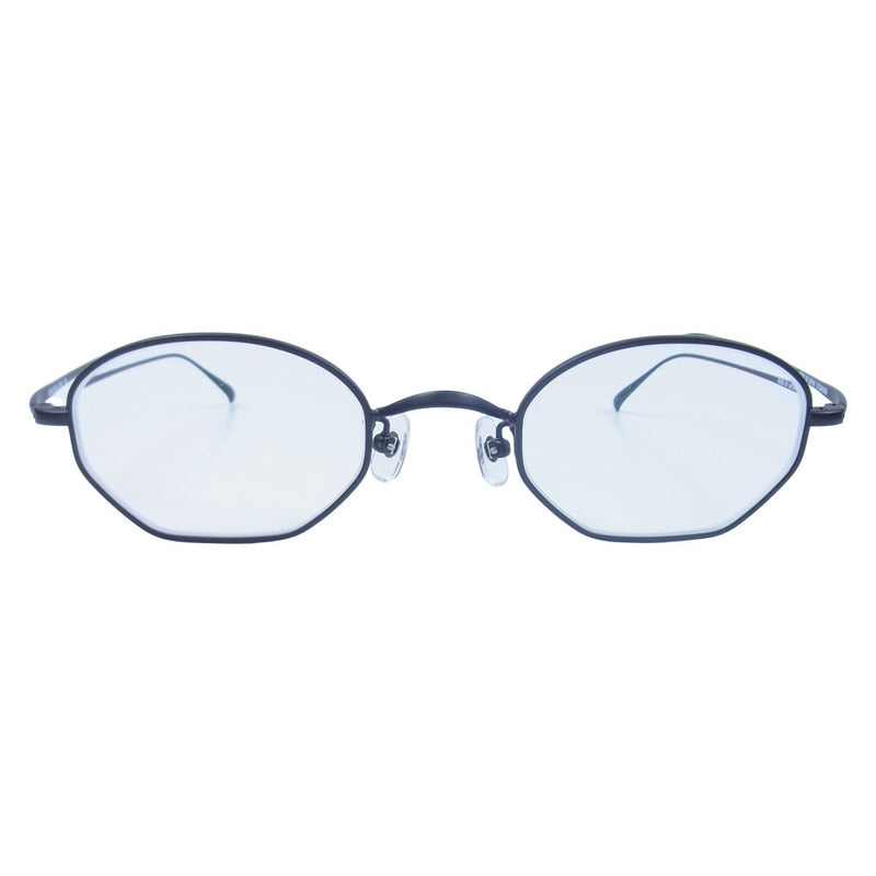 EFFECTOR エフェクター CENT セント メガネ 眼鏡 度入り アイウェア 日本製 ブラック系 表記無し【中古】