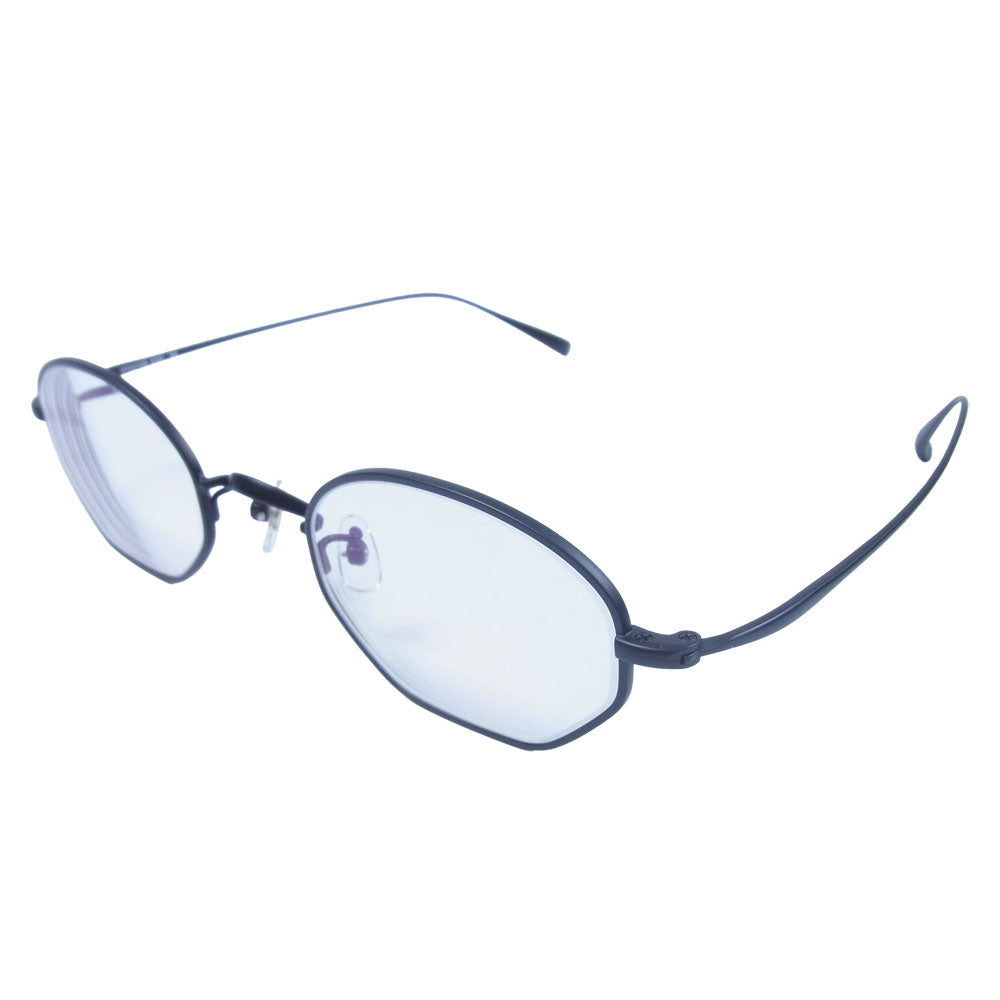 EFFECTOR エフェクター CENT セント メガネ 眼鏡 度入り アイウェア 日本製 ブラック系 表記無し【中古】