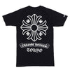 CHROME HEARTS クロムハーツ（原本無） 国内正規品 東京限定 CHプラス TOKYO バックプリント ポケット付 半袖Tシャツ ブラック系 S【中古】