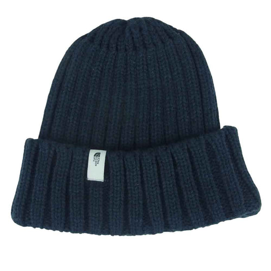 THE NORTH FACE ノースフェイス NN41534 RADIAL BEANIE ラジアル ビーニー ニットキャップ 中国製 ダークネイビー系【中古】