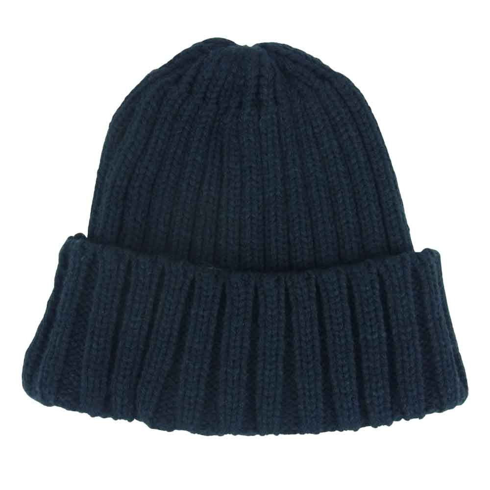 THE NORTH FACE ノースフェイス NN41534 RADIAL BEANIE ラジアル ビーニー ニットキャップ 中国製 ダークネイビー系【中古】