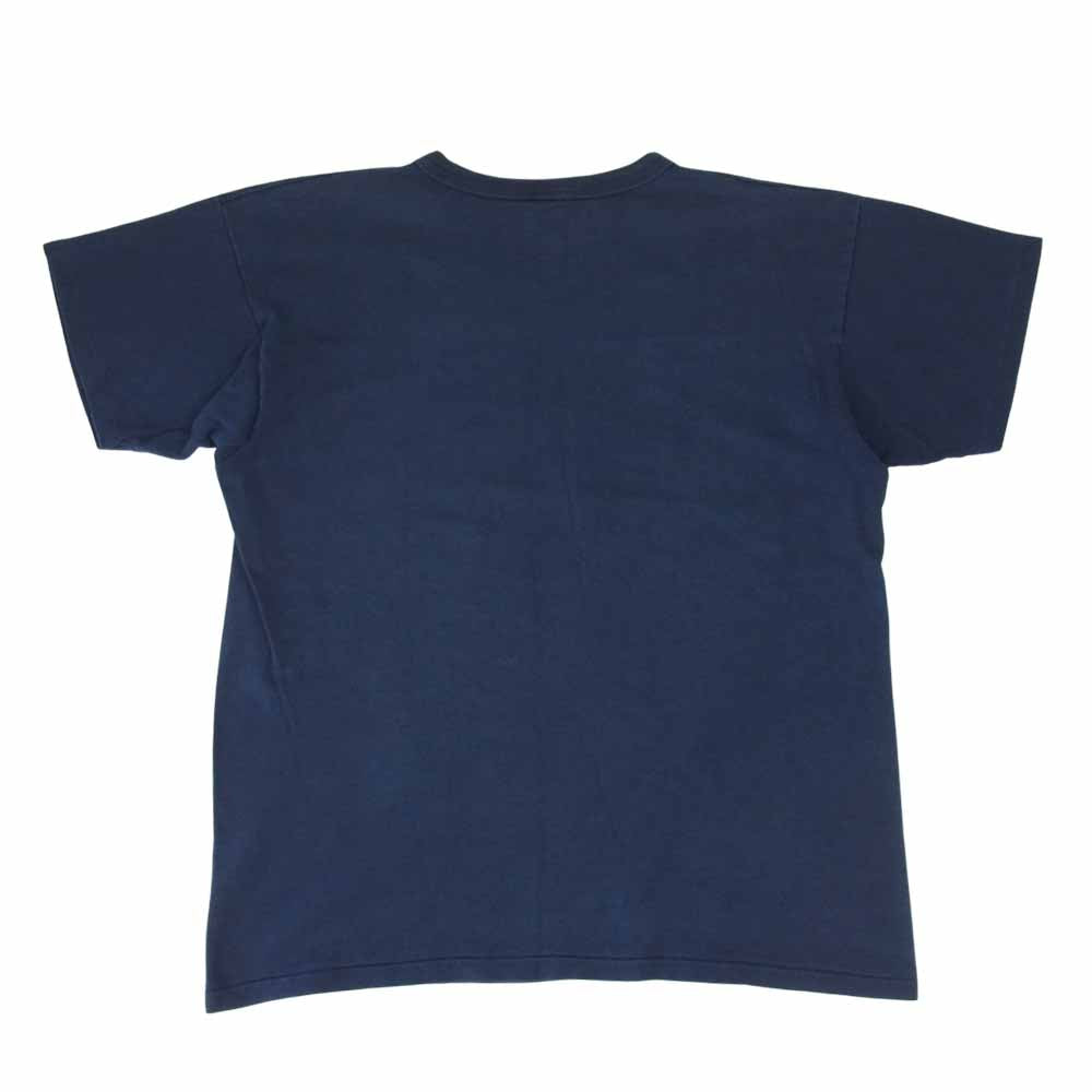 Champion チャンピオン 80‘ｓ トリコタグ tシャツ ネイビー系 L【中古】