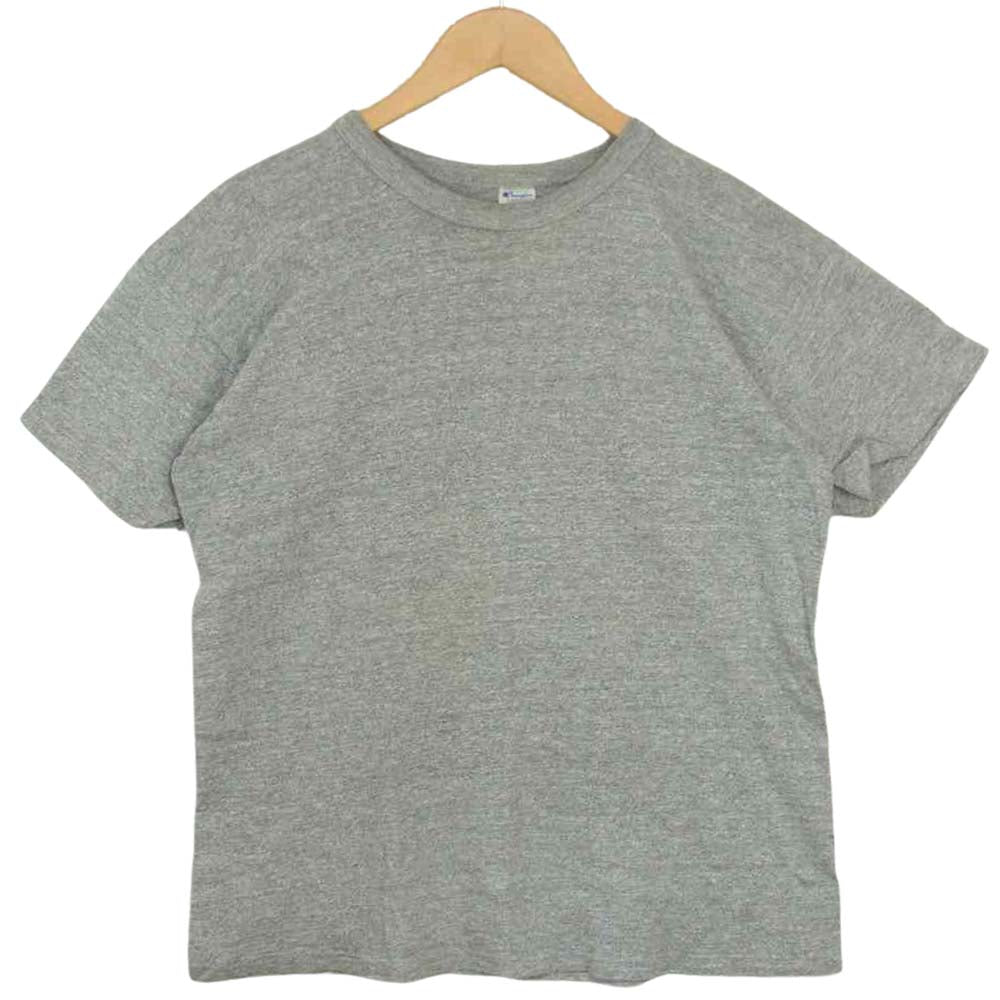Champion チャンピオン 80‘ｓ トリコタグ tシャツ 霜降り グレー グレー系 L【中古】