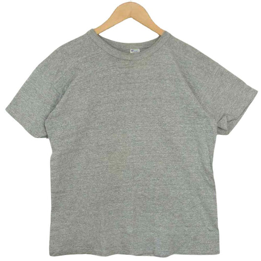 Champion チャンピオン 80‘ｓ トリコタグ tシャツ 霜降り グレー グレー系 L【中古】
