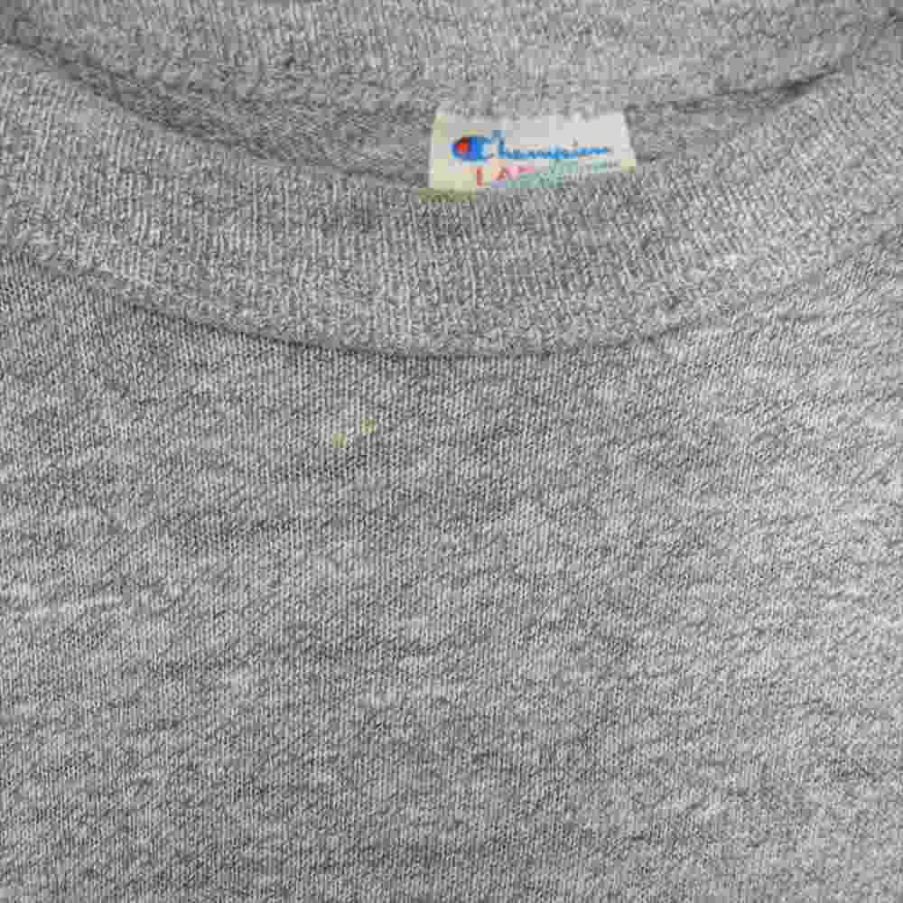 Champion チャンピオン 80‘ｓ トリコタグ tシャツ 霜降り グレー グレー系 L【中古】