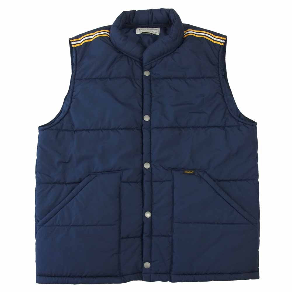 NEIGHBORHOOD ネイバーフッド 122AQNH-JKMO GP E-VEST ナイロン 中綿ベスト ネイビー系 L【中古】