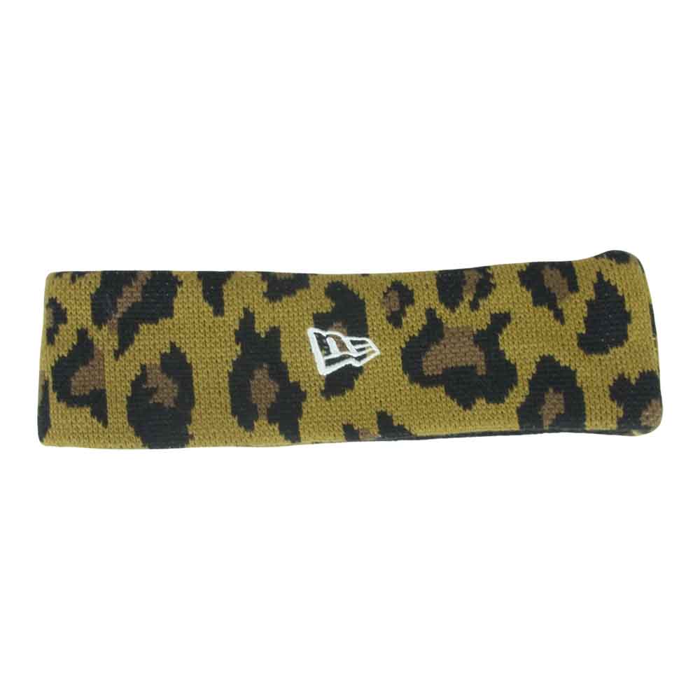 Supreme シュプリーム 18AW NEW ERA BIG LOGO Headband ビック ロゴ ヘアバンド 中国製 黄土色系【中古】