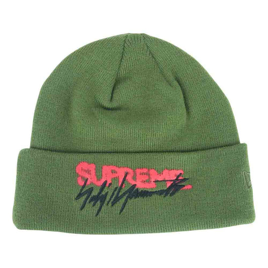 Supreme シュプリーム 20AW yohji Yamamoto × NEW ERA Beanie ヨウジ ヤマモト ニューエラ ビーニー グリーン系【中古】