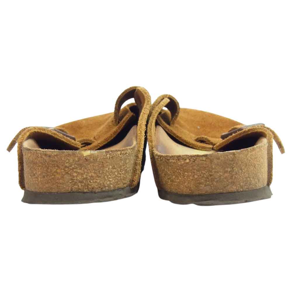 BIRKENSTOCK ビルケンシュトック 60401 BOSTON ボストン スウェード サンダル ライトブラウン系 25cm【中古】