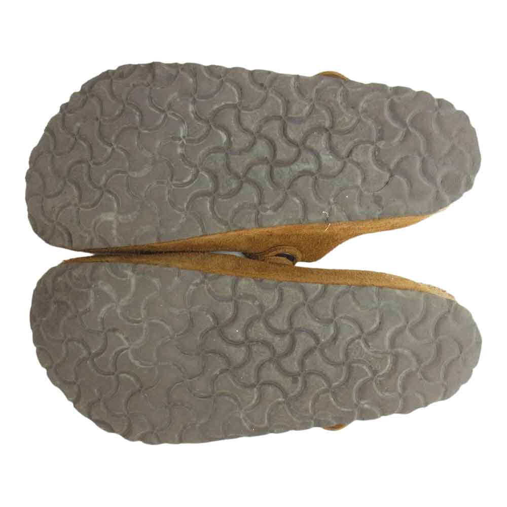 BIRKENSTOCK ビルケンシュトック 60401 BOSTON ボストン スウェード サンダル ライトブラウン系 25cm【中古】