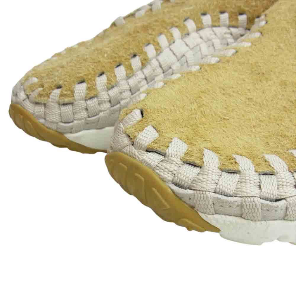 NIKE ナイキ 913929-700 AIR FOOTSCAPE WOVEN CHUKKA QS エア フットスケープ ウーブン チャッカ スニーカー ライトブラウン系 ホワイト系 27㎝【中古】