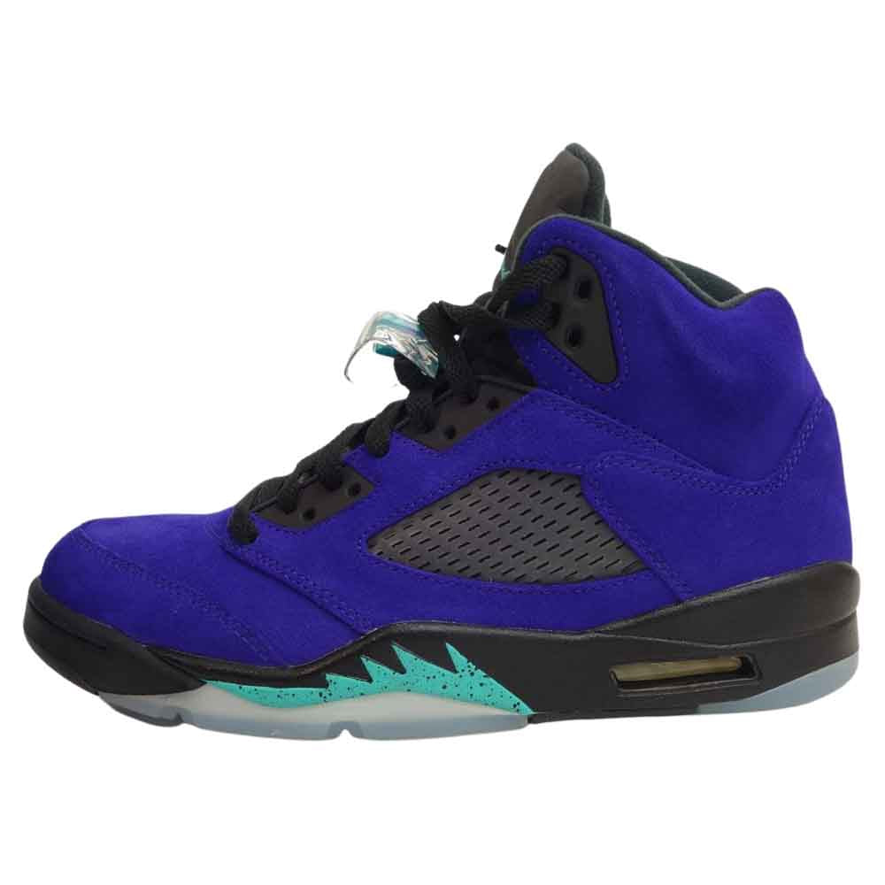 NIKE AIR JORDAN ナイキ ジョーダン 136027 500 5 RETRO レトロ スニーカー パープル系 26.5cm【美品】【中古】