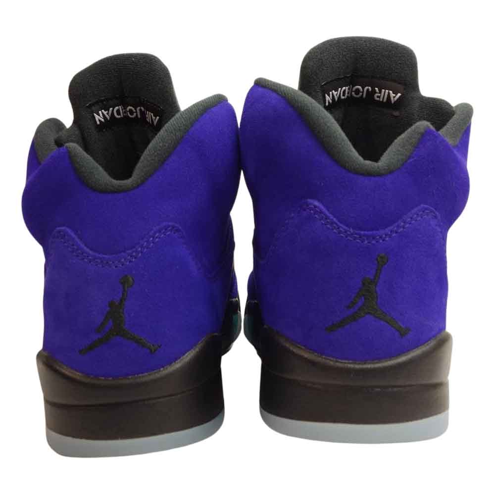 NIKE AIR JORDAN ナイキ ジョーダン 136027 500 5 RETRO レトロ スニーカー パープル系 26.5cm【美品】【中古】