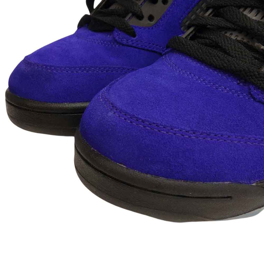 NIKE AIR JORDAN ナイキ ジョーダン 136027 500 5 RETRO レトロ スニーカー パープル系 26.5cm【美品】【中古】