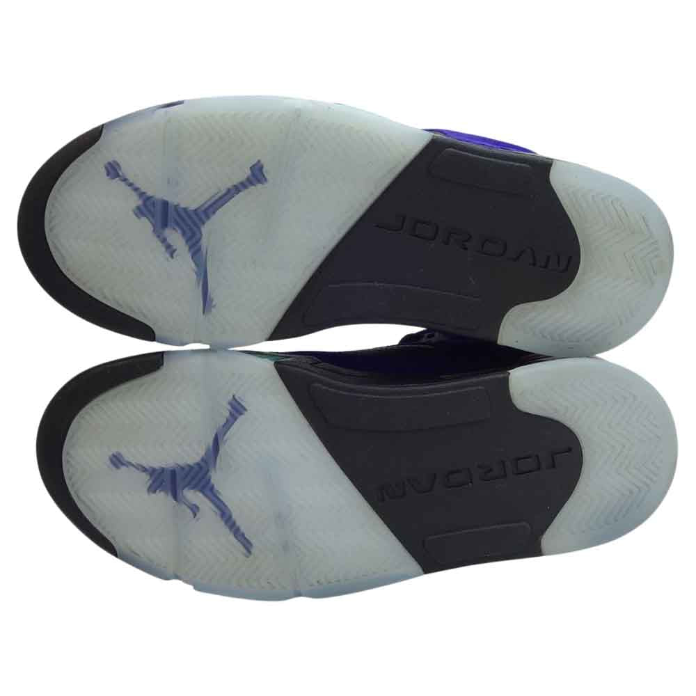 NIKE AIR JORDAN ナイキ ジョーダン 136027 500 5 RETRO レトロ スニーカー パープル系 26.5cm【美品】【中古】