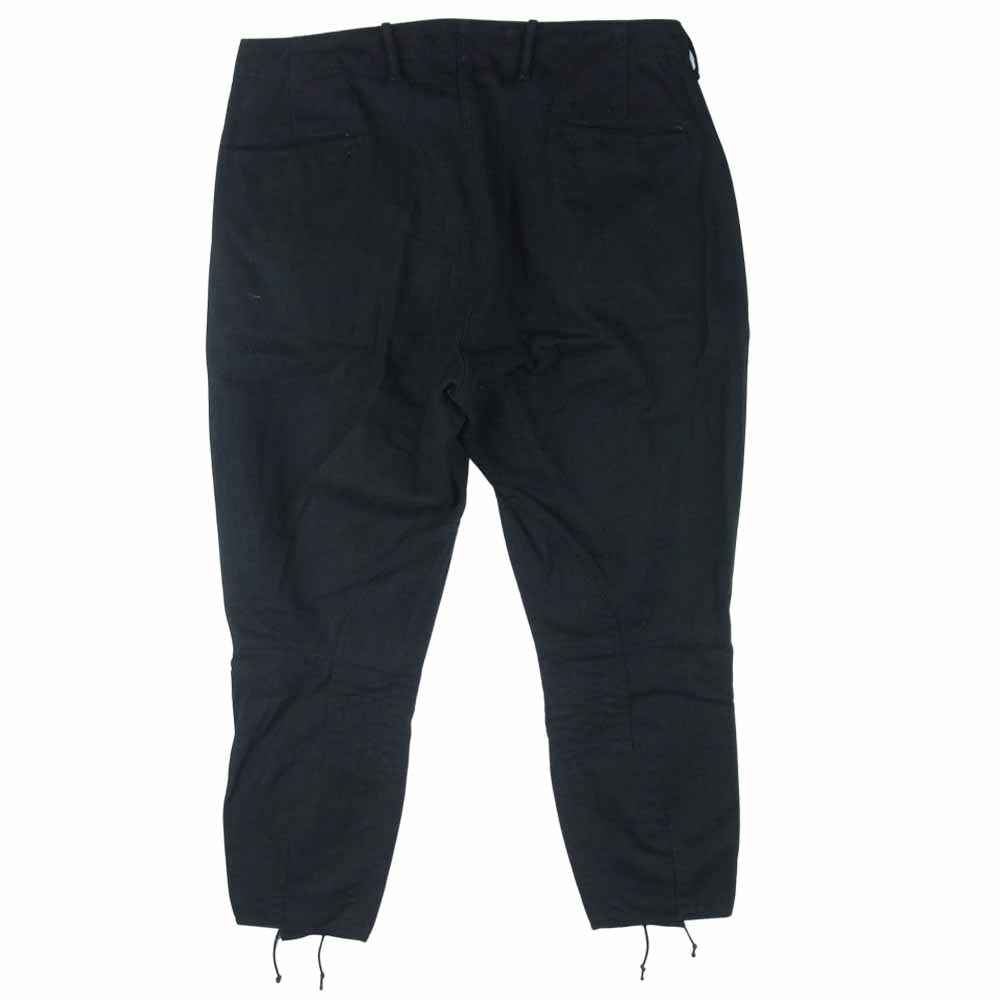 BLACK SIGN ブラックサイン 18SS BSSP-18509B Linen Twill Sheriff Breeches リネン ツイル シェリフ ブリーチズ パンツ ブラック系 36【中古】