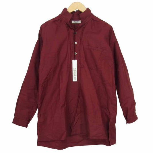 DJANGOATOUR ジャンゴアトゥール プルオーバー シャツ エンジ系 L【中古】