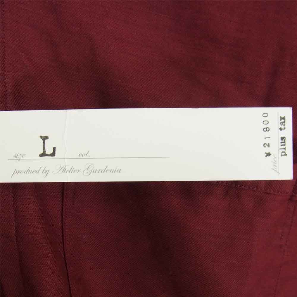 DJANGOATOUR ジャンゴアトゥール プルオーバー シャツ エンジ系 L【中古】