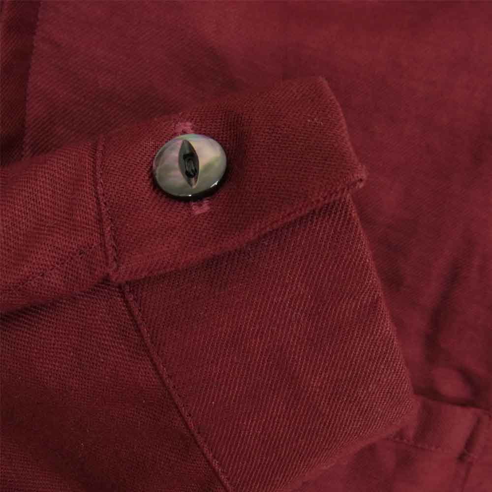 DJANGOATOUR ジャンゴアトゥール プルオーバー シャツ エンジ系 L【中古】