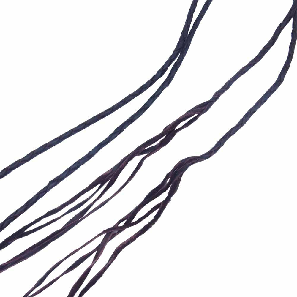 LYNCH SILVERSMITH リンチシルバースミス LNC505 Leather rope + LNC815 Adjuster レザーロープ アジャスター セット ダークブラウン系【中古】