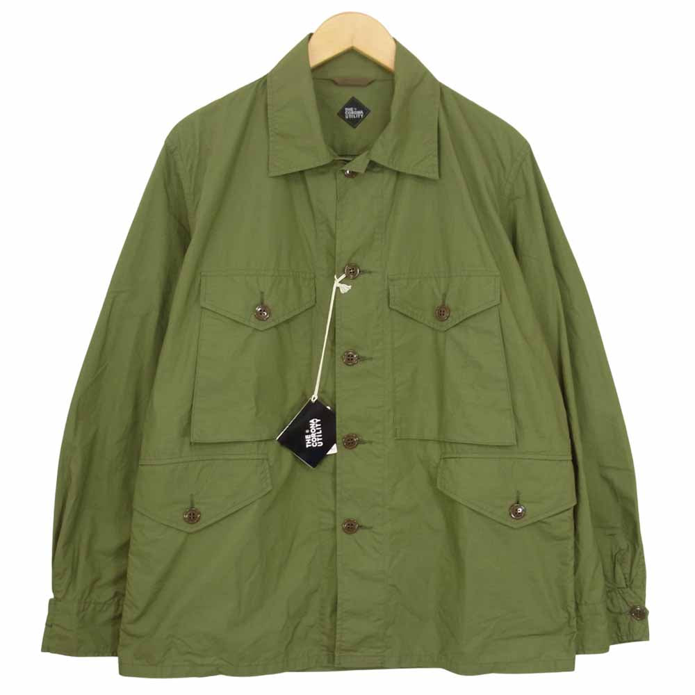 CORONA コロナ CS006-20-01 T-54 JAC SHIRT COTTON TYPEWRITER CLOTH ファティーグ シャツ ジャケット カーキ系 L【中古】