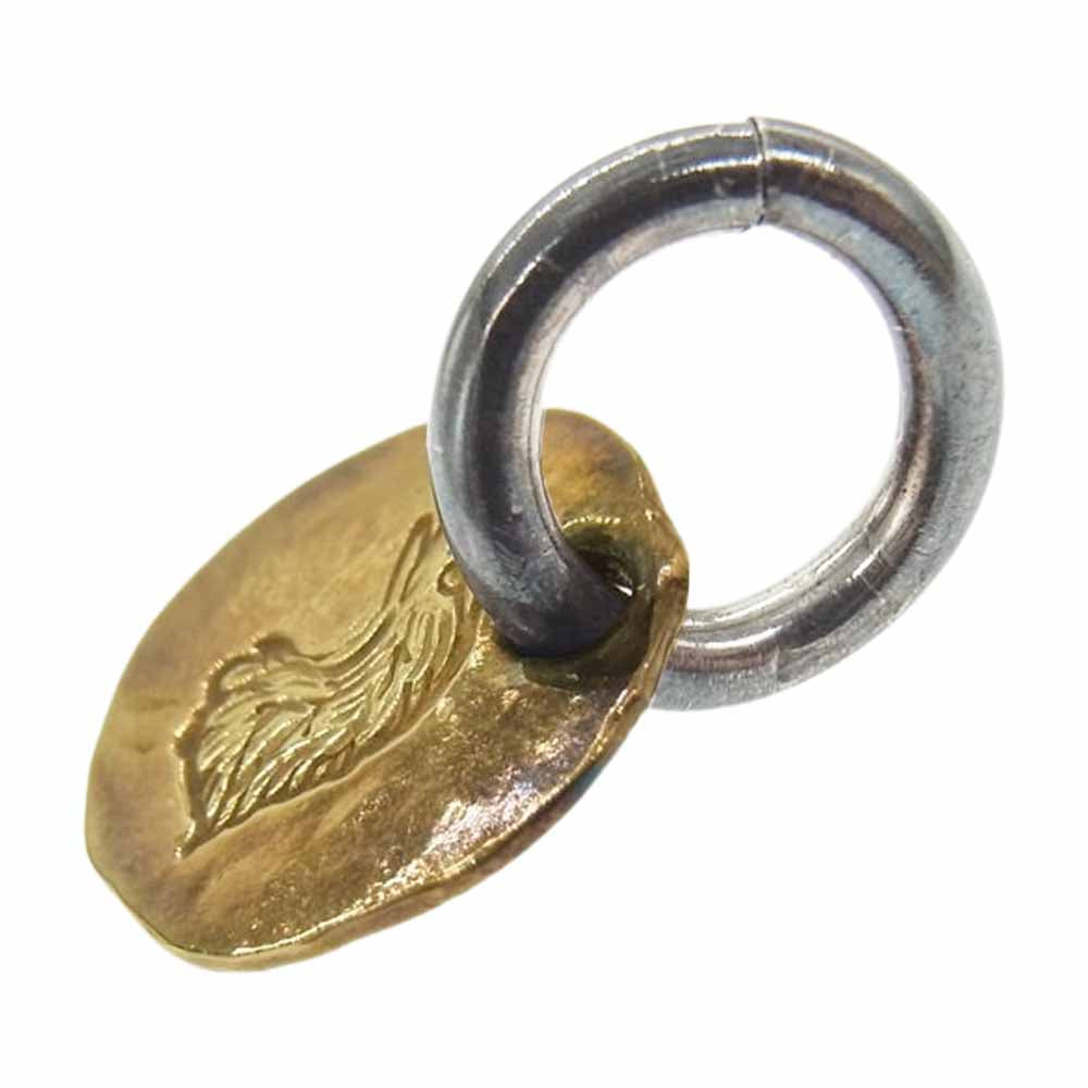 LARRY SMITH ラリースミス 18K EAGLE FACE MEDAL XS 18金 イーグル フェイス メダル トップ ゴールド系【中古】