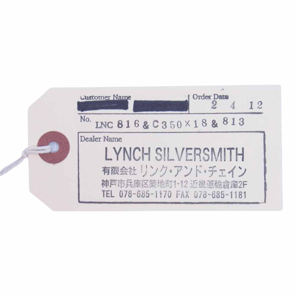 LYNCH SILVERSMITH リンチシルバースミス C350 CHAIN BRACELET MINI HOOK END CAP ミニフック チェイン ブレスレット シルバー系【中古】