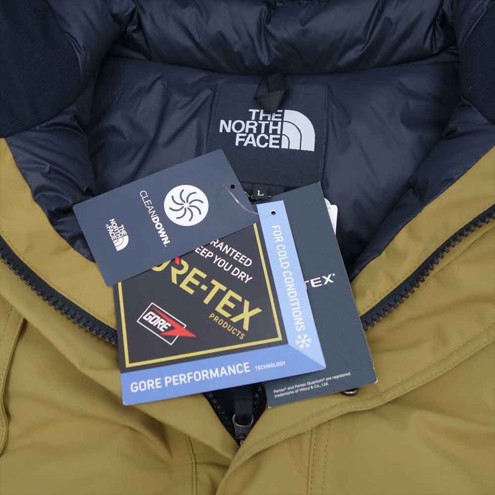 THE NORTH FACE ノースフェイス ND91930 MOUNTAIN DOWN JACKET マウンテン ダウン ジャケット BK ブリティッシュカーキ L【美品】【中古】