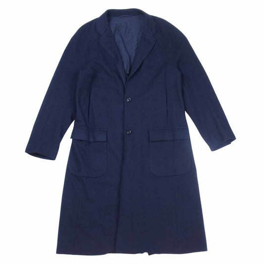 UNUSED アンユーズド 15AW US0983 カットオフウール チェスターコート ダークネイビー系 3【中古】