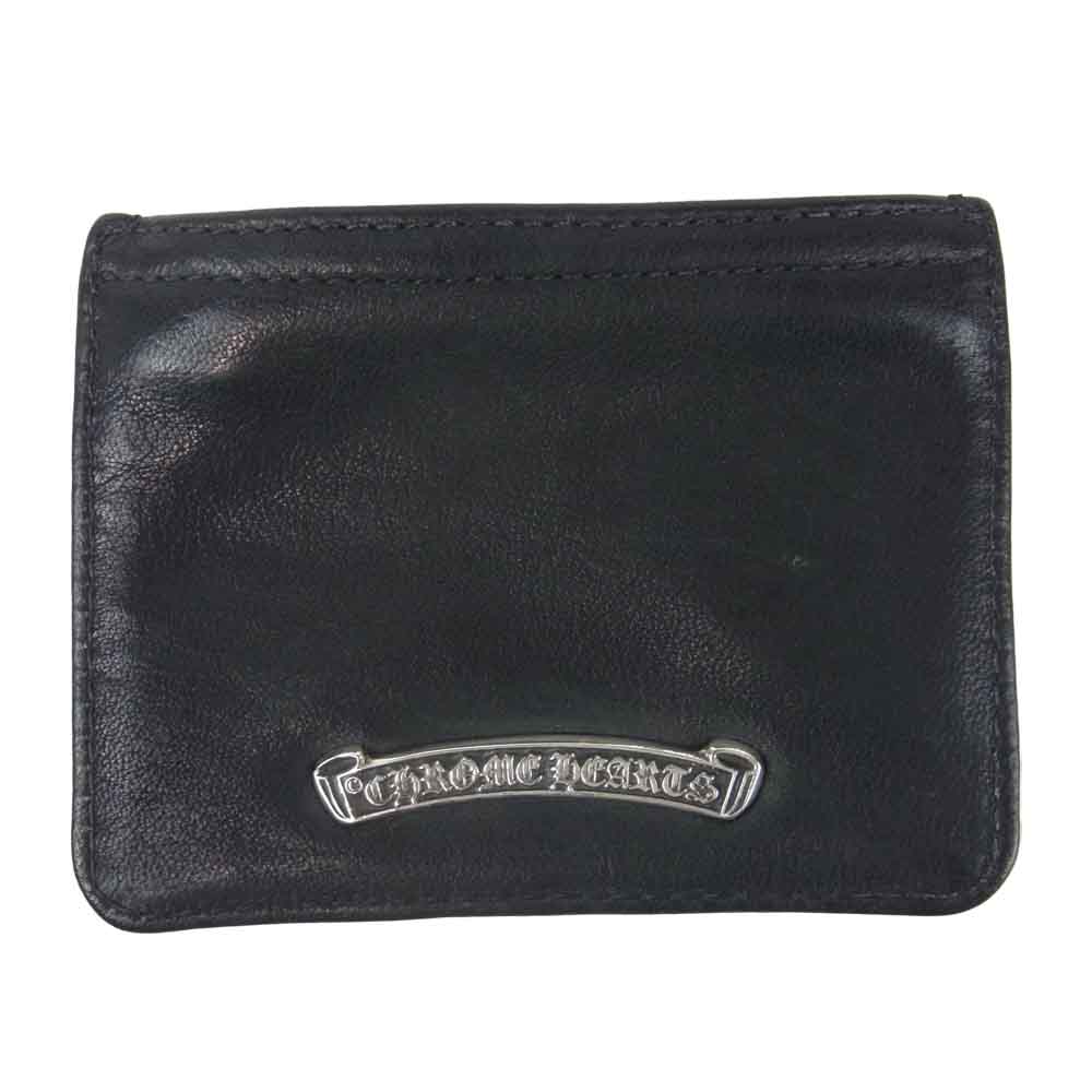 CHROME HEARTS クロムハーツ（原本有） 3?4 チェンジパース コインケース レザー ブラック系【中古】