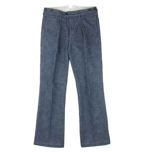 ORGUEIL オルゲイユ OR-1073B French Work Trousers フレンチ ワーク トラウザー ヘリンボーン パンツ グレー系 31【中古】