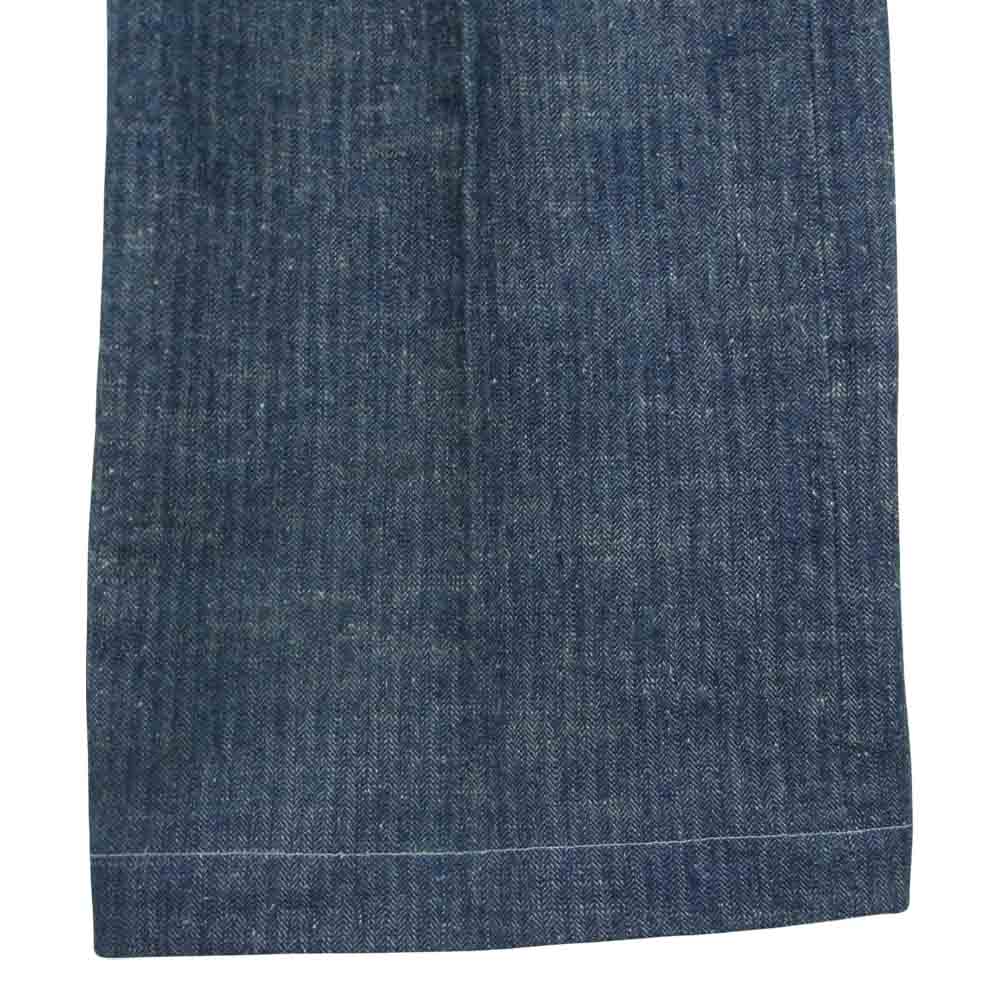 ORGUEIL オルゲイユ OR-1073B French Work Trousers フレンチ ワーク トラウザー ヘリンボーン パンツ グレー系 31【中古】