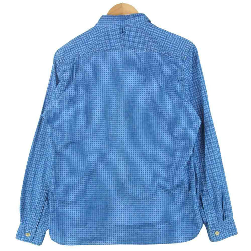 ORGUEIL オルゲイユ OR-5058U Wabash Shirt ウォバッシュ チェック 長袖 シャツ インディゴブルー系 38【中古】