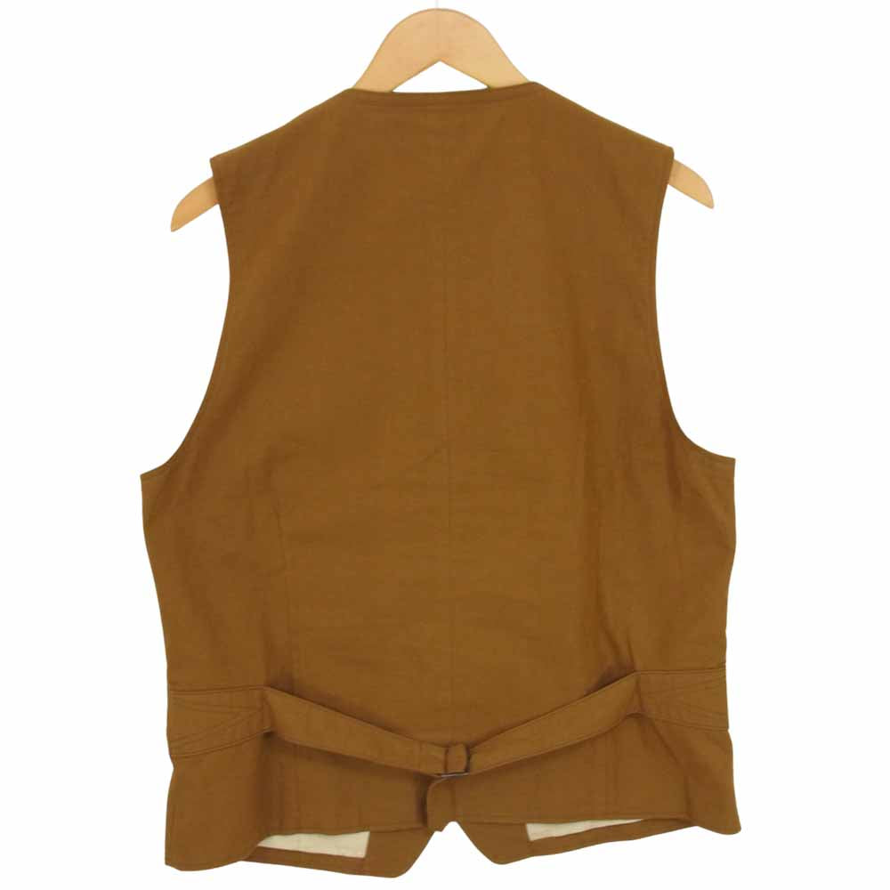 ORGUEIL オルゲイユ OR-4167B Work Gilet ワーク ジレ ベスト ブラウン系 40【中古】