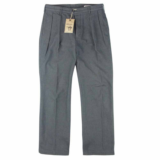 ORGUEIL オルゲイユ OR-1069 Classic Herringbone Trousers クラシック ヘリンボーン トラウザー パンツ グレー系 32【中古】