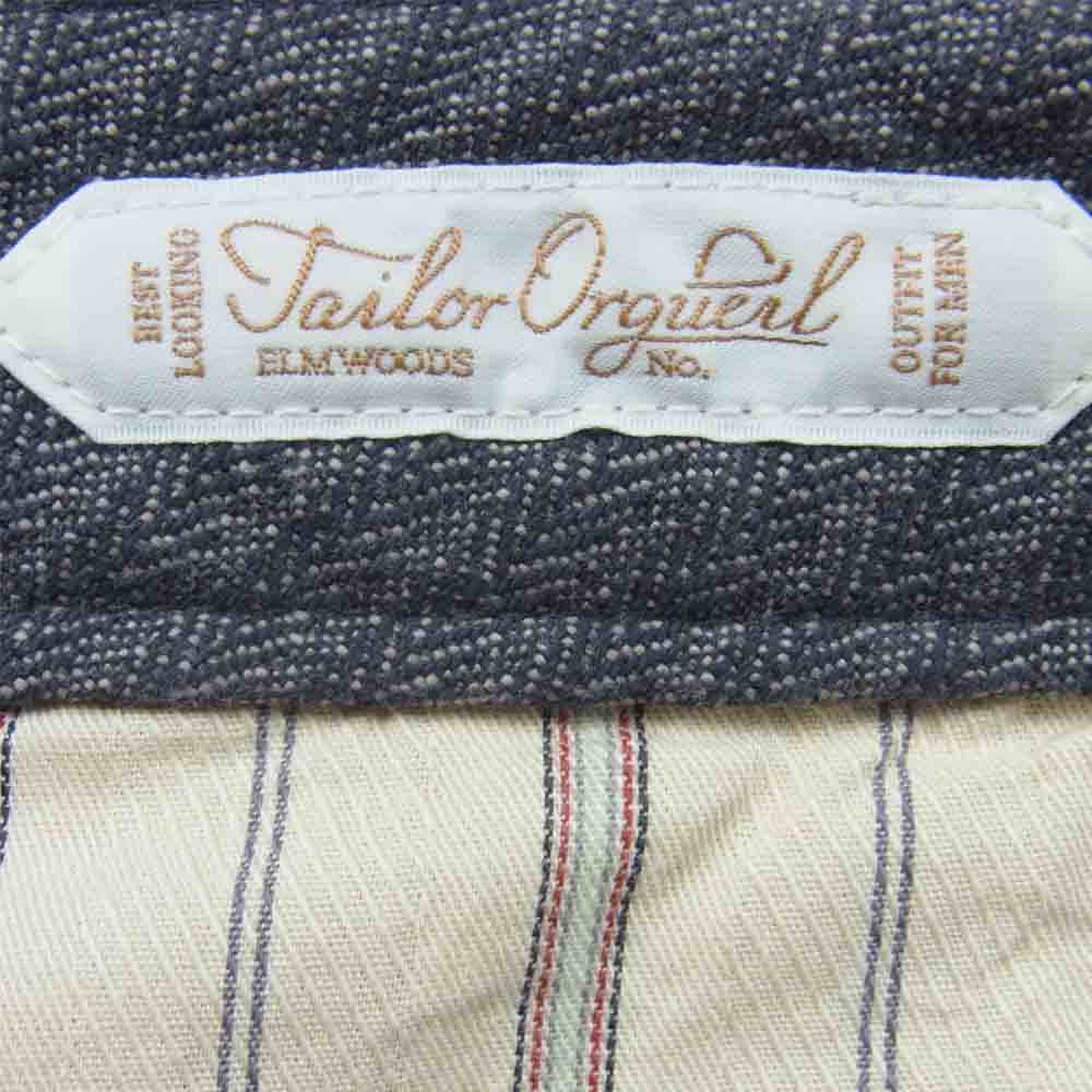 ORGUEIL オルゲイユ OR-1069 Classic Herringbone Trousers クラシック ヘリンボーン トラウザー パンツ グレー系 32【中古】