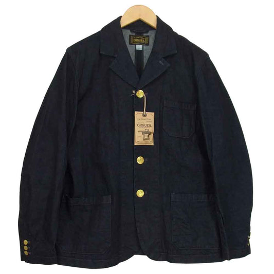 ORGUEIL オルゲイユ OR-4198B Sack Jacket サック ジャケット インディゴブルー系 38【美品】【中古】