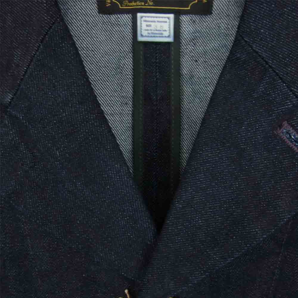 ORGUEIL オルゲイユ OR-4198B Sack Jacket サック ジャケット インディゴブルー系 38【美品】【中古】