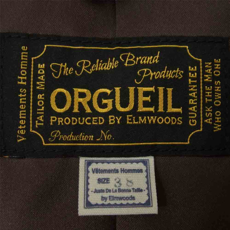 ORGUEIL オルゲイユ OR-4002B Cossack Jacket コサック ジャケット ブラウン系 38【中古】