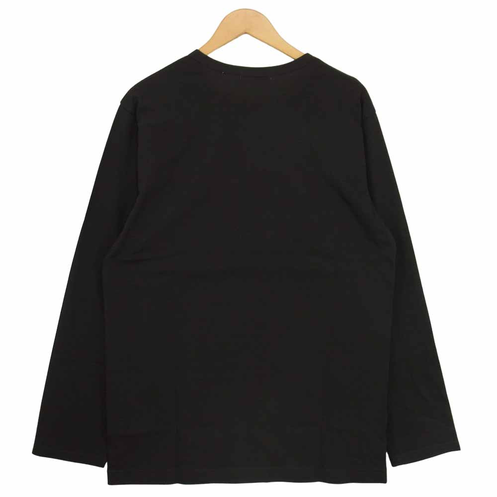 Yohji Yamamoto ヨウジヤマモト POUR HOMME プールオム HX-T03-070-3A 30/-ULTIMA PLAIN STITCH NEW ROUND NECK LONG SLEEVES ウルティマ ラウンドネック カットソー チャコール系 3【新古品】【未使用】【中古】