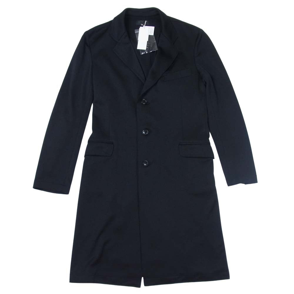 Yohji Yamamoto ヨウジヤマモト S'YTE UT-J43-901-1 Pe/Smooth Jersey 3BS Slim Long Jacket サイト ジャージ ロング ジャケット ブラック系 4【新古品】【未使用】【中古】