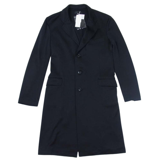 Yohji Yamamoto ヨウジヤマモト S'YTE UT-J43-901-1 Pe/Smooth Jersey 3BS Slim Long Jacket サイト ジャージ ロング ジャケット ブラック系 4【新古品】【未使用】【中古】