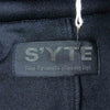 Yohji Yamamoto ヨウジヤマモト S'YTE UT-J43-901-1 Pe/Smooth Jersey 3BS Slim Long Jacket サイト ジャージ ロング ジャケット ブラック系 4【新古品】【未使用】【中古】