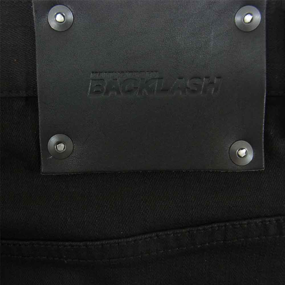 ISAMUKATAYAMA BACKLASH イサムカタヤマバックラッシュ 1862-03 Turco Denim Skinny Pants トルコデニム セミ サルエル スキニー パンツ ブラック系 M【新古品】【未使用】【中古】