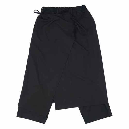 Yohji Yamamoto ヨウジヤマモト GroundY GA-P13-100 T/W Gabardine 3Way Skirt Pants ギャバジン スカート パンツ 3【極上美品】【中古】